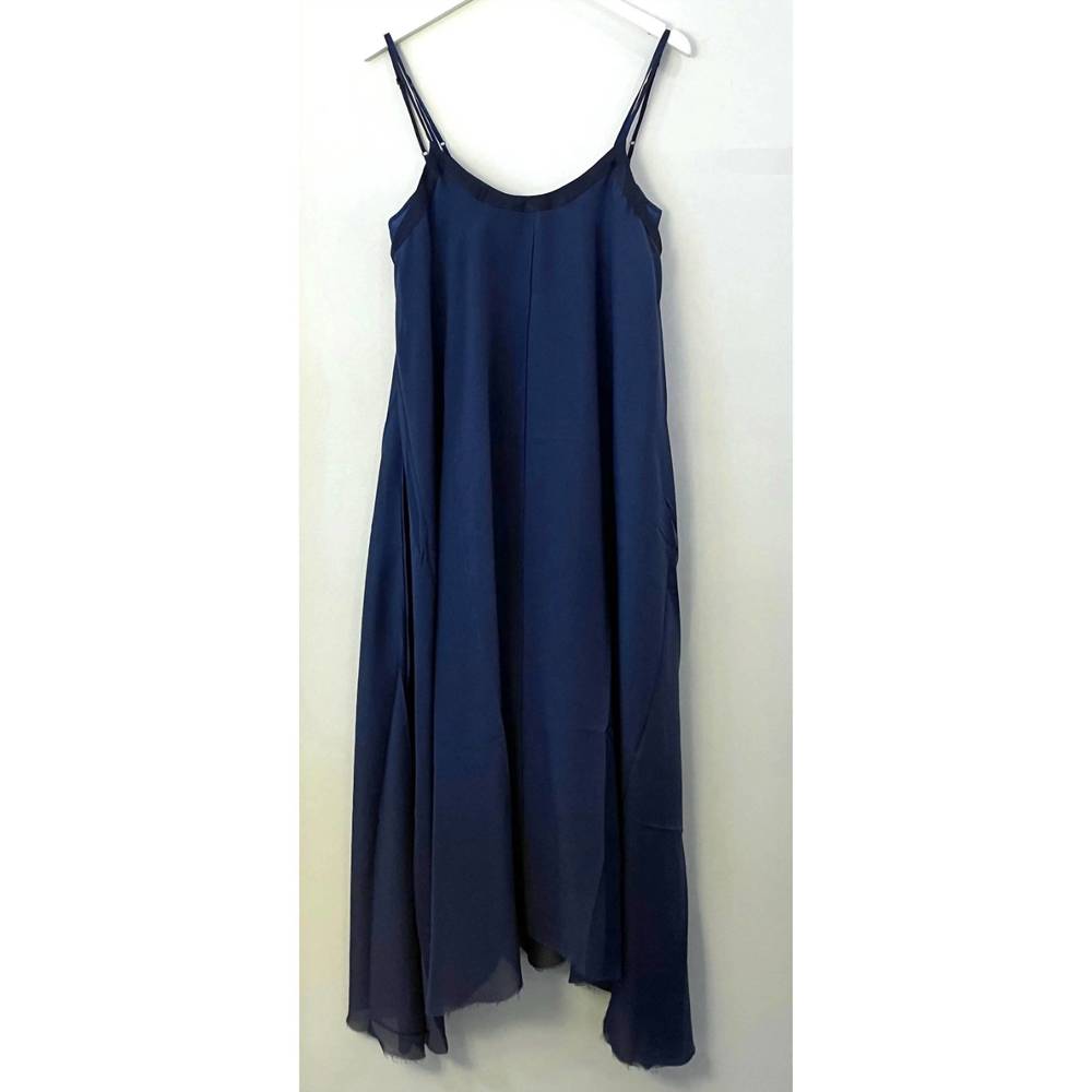 NEW BRAZEAU TRICOT women's snow white dress in navy